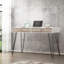 Bureau en chêne taupe (sans les chaises de bureau)