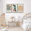 «Artistical Plants Wall Art», ensemble de 3 reproductions de cadres en aluminium sur toile, décoration murale pour le salon, la chambre à coucher, la salle de bain QS9-3-984889913-984889908