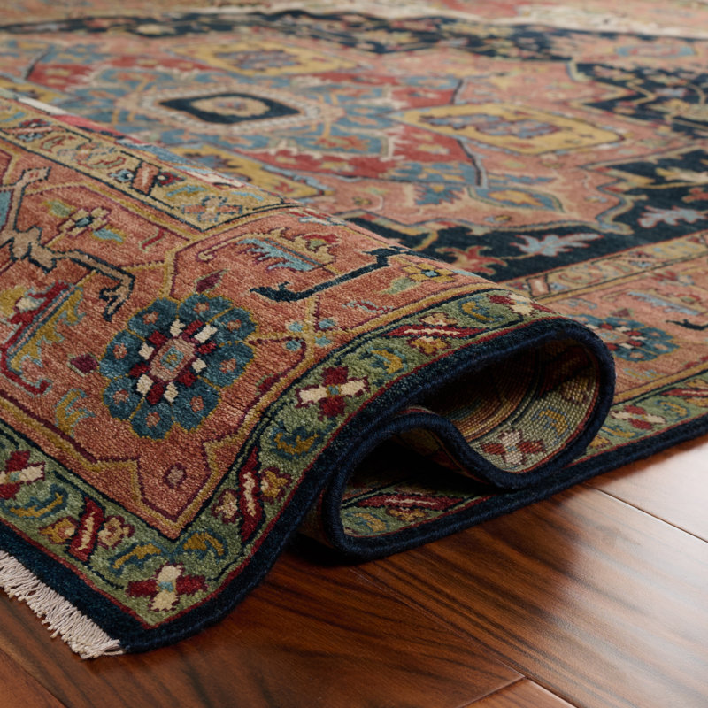 Ralph Lauren Wellesley Wool, Cotton Oriental Rug, Rectangle 6' x 9'