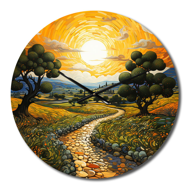 Horloge murale Vangogh, Moyenne