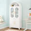 Metal Tall Arched Cabinet-657436360
