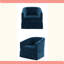 Chaise pivotante à jupe-2143441656