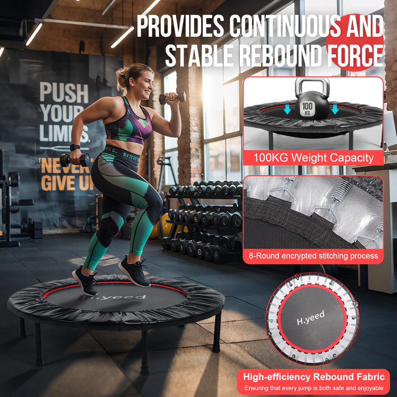 17 Stories ft Round Fitness Trampoline
