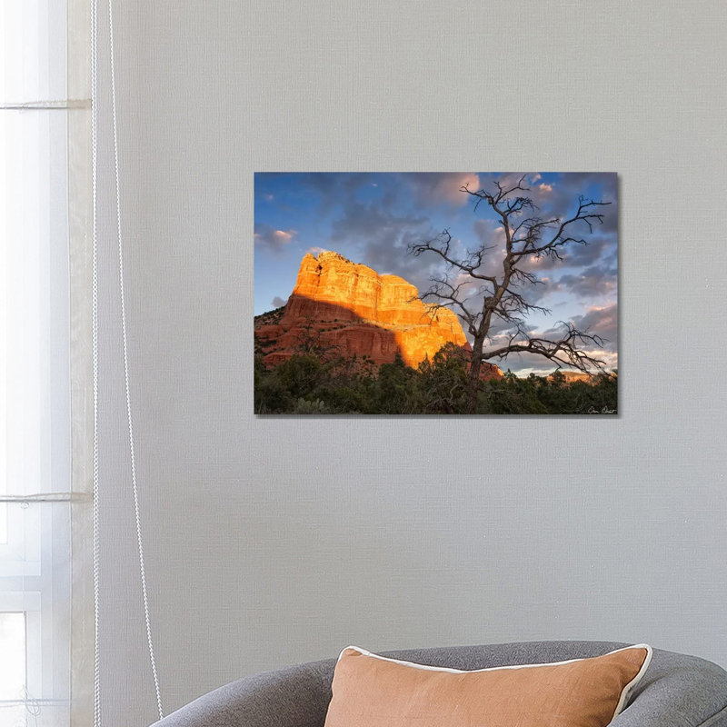 Sunset In The Desert II by David Drost - Wrapped Canvas Print, 66.04 cm H x 45.72 cm W
