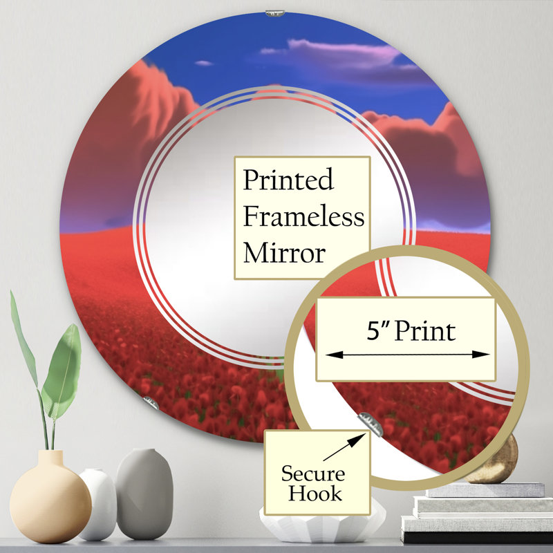 Miroir mural Woodmansee, 24 po x 24 po