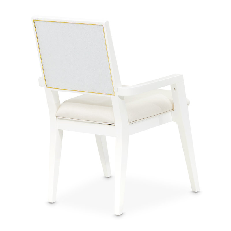 Palm Gate Arm Chair - Cloud White