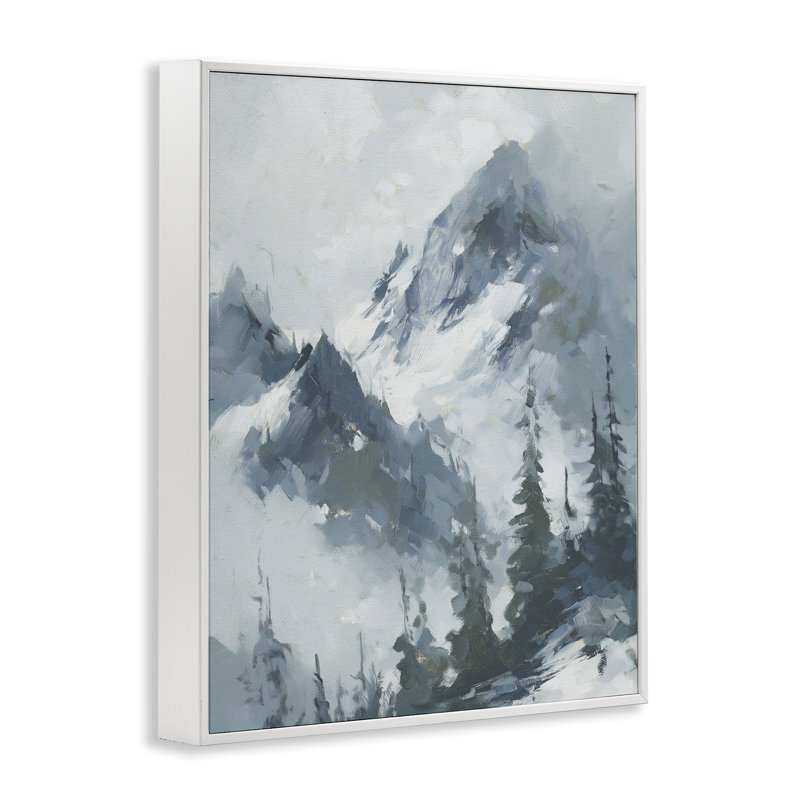Estampe numérique des montagnes de la Reine des Neiges, conception de Svetlana Aleynikova, H 30 po x l 24 po