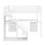 Lit mezzanine double avec deux tiroirs-1028209219