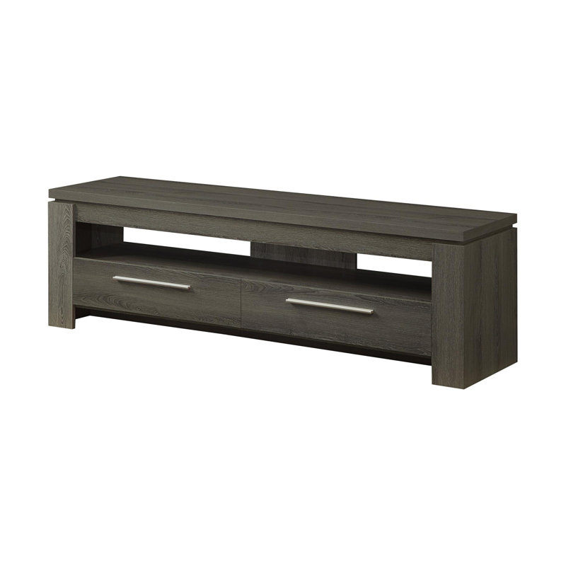 Console média à 2 tiroirs Delors, Bois gris
