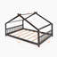 Lit double en bois pleine grandeur, blanc-932553846-932553847