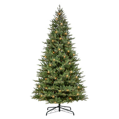 Gulfsa 10' H Green Realistic Artificial Fir Christmas Tree with 1100 Lights -  The Holiday Aisle®, B859BB3687D54BAEB512B8393DEFE4C8