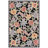 Hollander Floral Hand Hooked Wool Black Area Rug-1589785627