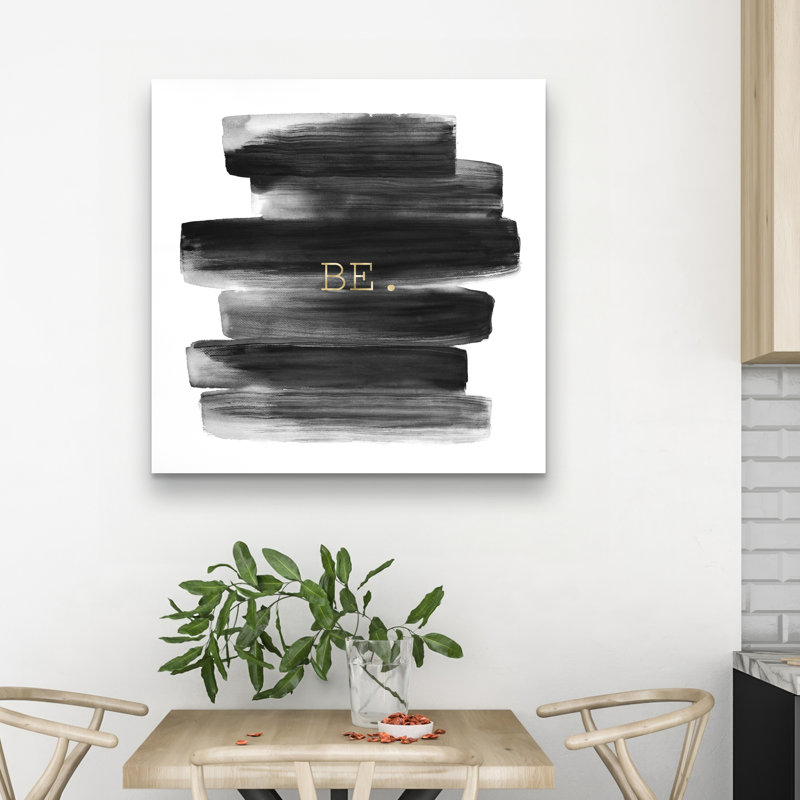 Be. - 32"x32" art on canvas
