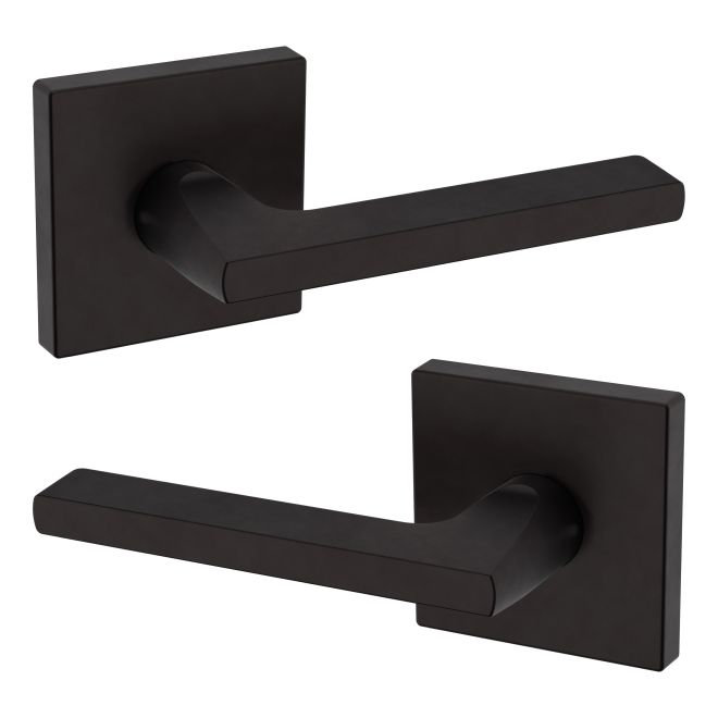Estate 5162 Double Dummy Door Lever with R017 Rose, Oil Rubbed Bronze