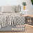 Lux Decor Collection 4 Pc Soft Microfiber Bed Sheets Set Geometric Quatrefoil Bedding-456577145-456703914