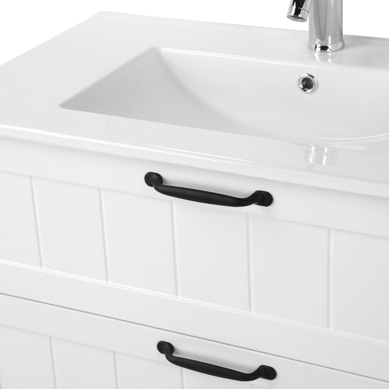 Meuble-lavabo mural 32 po avec lavabo en céramique