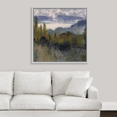 « distante peak », peinture sur toile