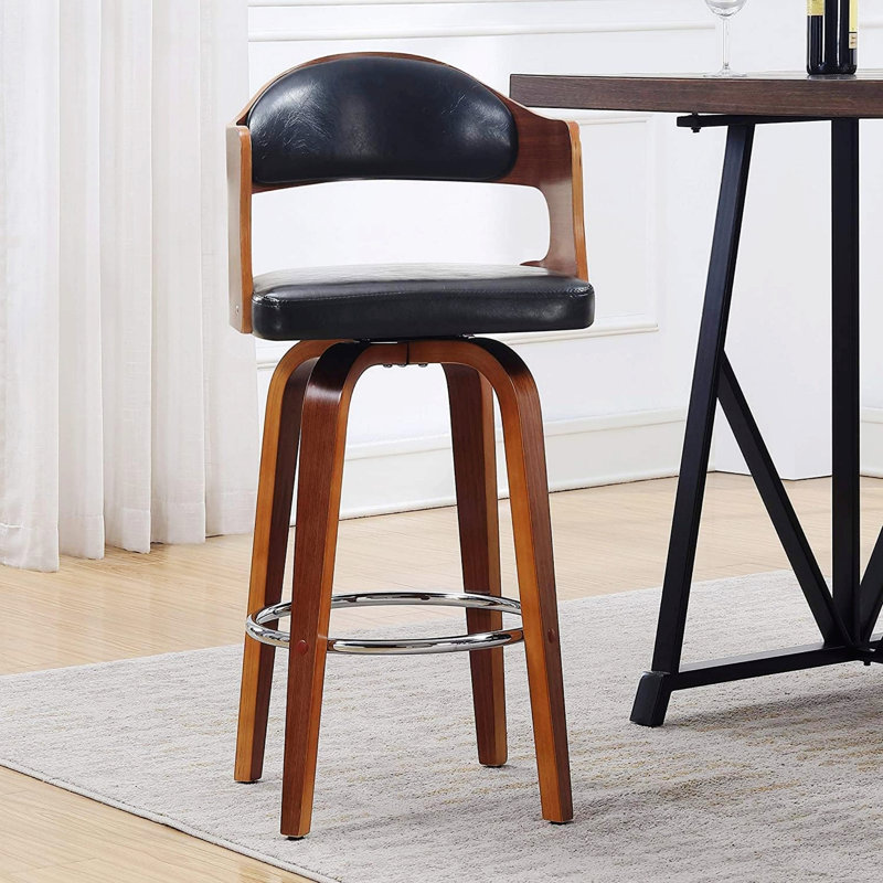 Tabouret de bar pivotant Mid-Century