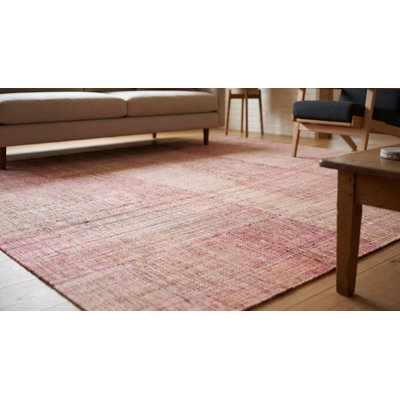 Tapis tissé à la main de style shaker contemporain multicolore Energetic