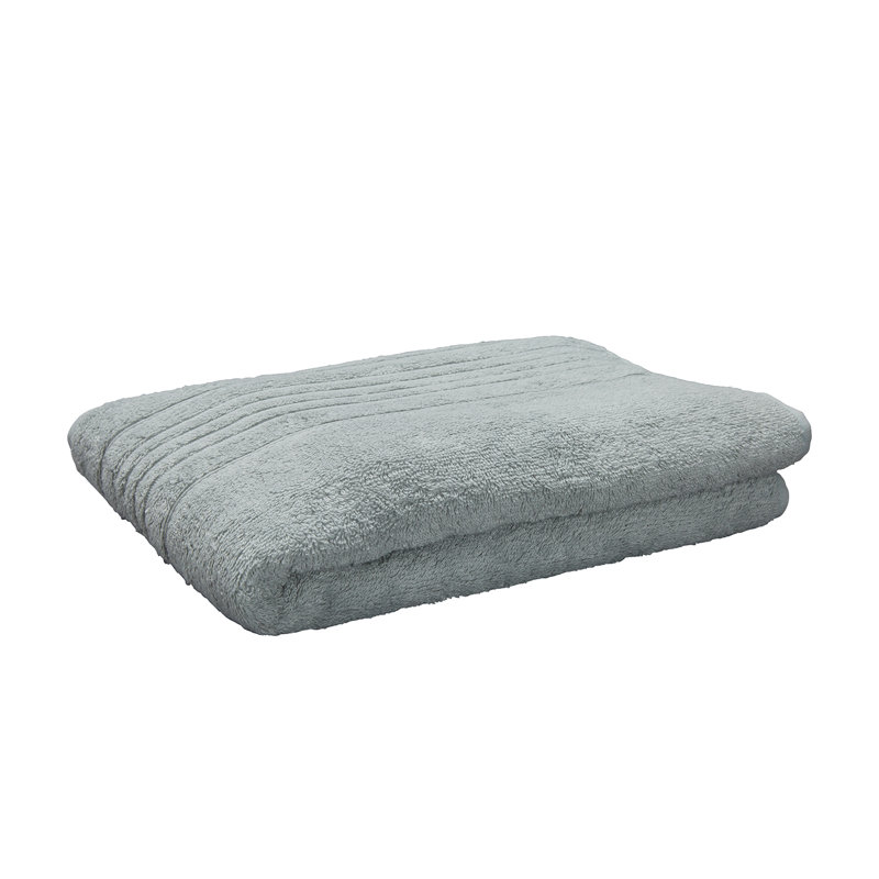 Hemish Jacquard Bath Towel, Gray