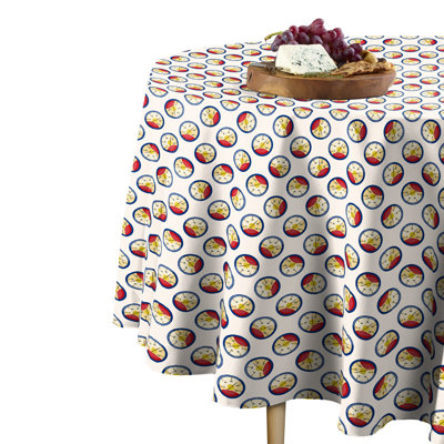 Damion Speedometer Round Tablecloth