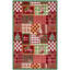 Rectangle Patchwork Washable Area Rug-258170352