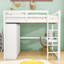 Lit mezzanine double avec garde-robe et bureau-2017880164
