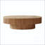 Table basse ovale avec rangement caché-1484184410