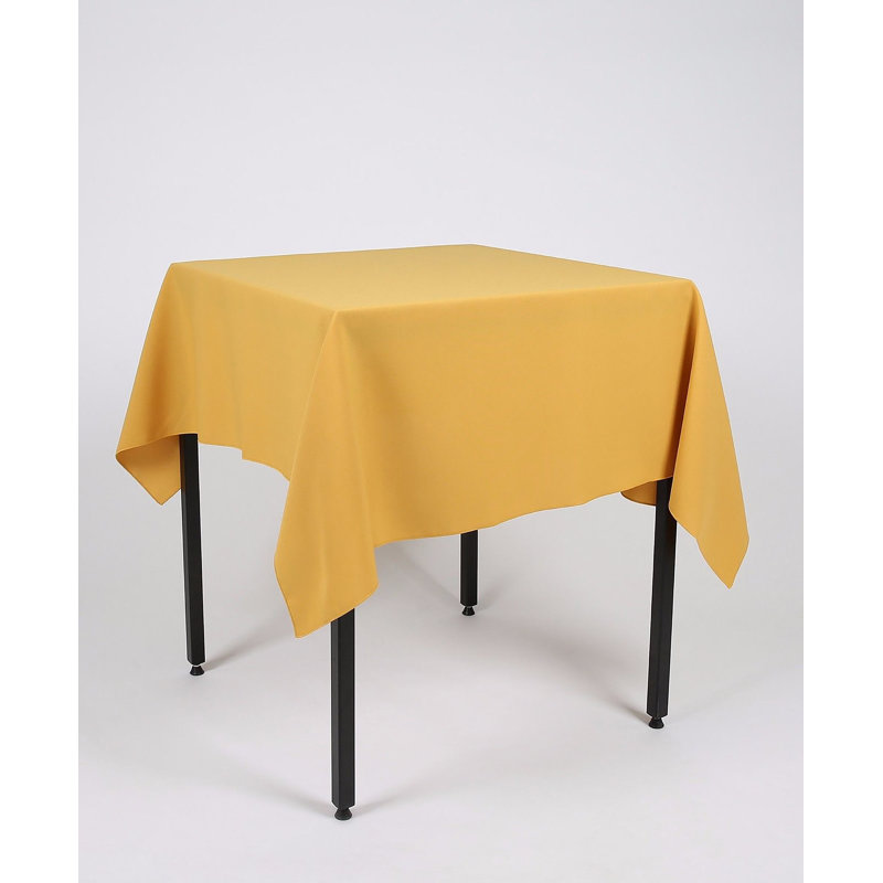 Blondine Tablecloth, 121cm W x 121cm L, Mustard