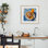 «Banana Bliss Sunshine», reproduction sous verre encadrée, design par Tina LeCour