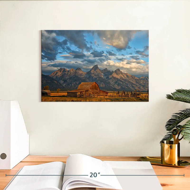 Rustic Wyoming, 8" H x 12" W