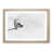 Magpie in Flight in Abstract - Picture Frame Graphic Art Print-55760836-55760837