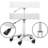  Height Adjustable Rolling Stool-1713515040