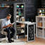 Conception de bureau escamotable et pliable