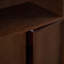 Buffet cannelé 31,7 pouces avec 2 portes et tablette réglable-1060905779
