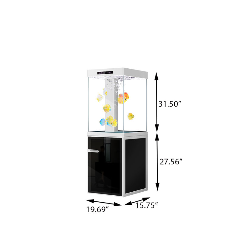 Aquarium écologique 19,69 po, 52,83 gallons (H 59,06 po x l 19,69 po x P 15,75 p