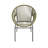 OUDOOR WICKER CHAIR, GREEN, SET OF 2-78699065