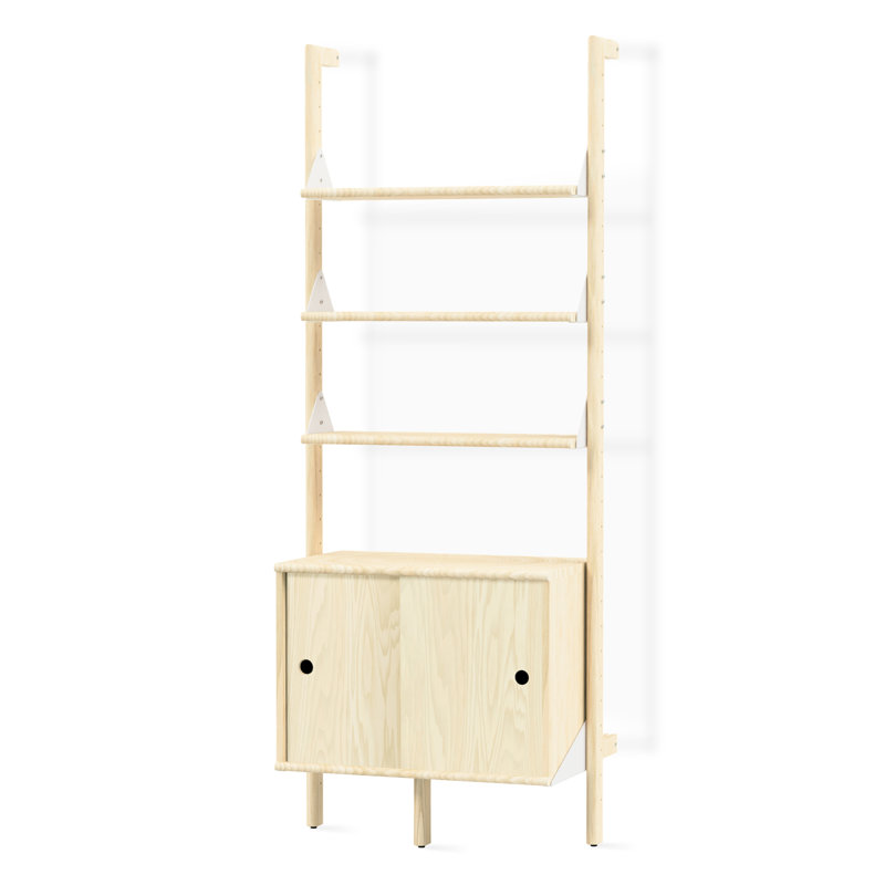 Unité de rangement Branch 1, Blanc / blond
