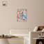 "Cali Flowers", art mural boho pêche par Art Remedy-111701956-104325397