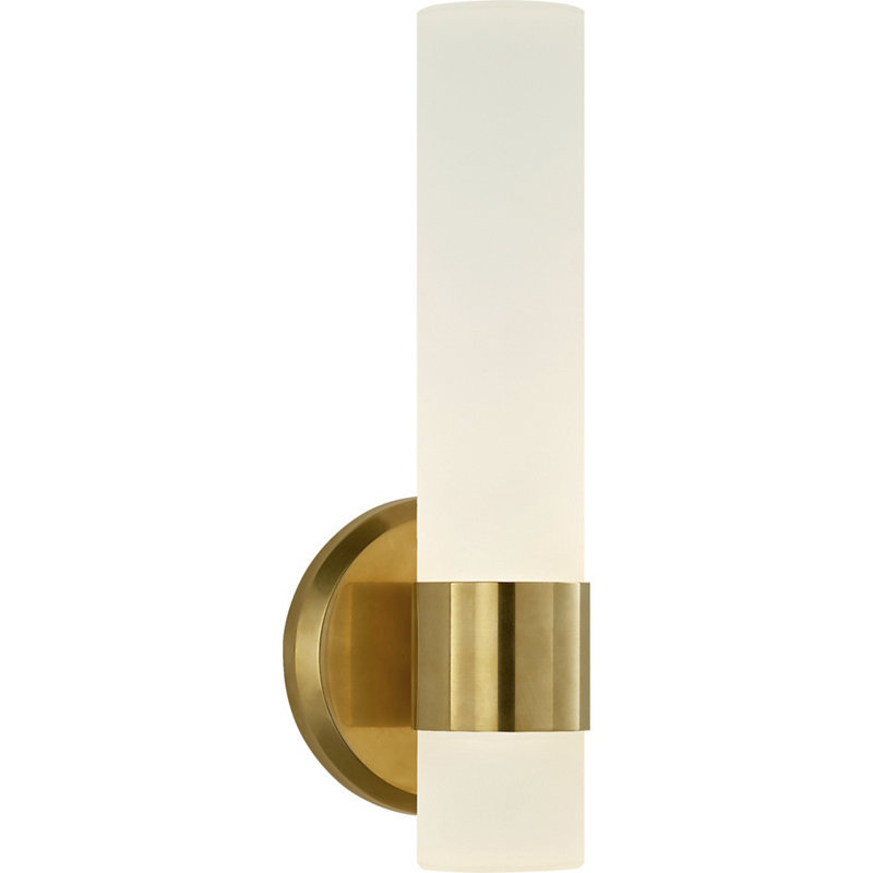 Ralph Lauren Barton 1 Light Armed Sconce, Natural Brass