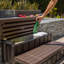 Marche pour spa avec compartiment de rangement et tapis antidérapants XtremepowerUS-74897328