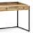 Ralston 60"W Solid Acacia Wood and Metal Modern Industrial Writing Desk with 2 Drawers and Flip-Down Keyboard Tray-1359349051-1372053644