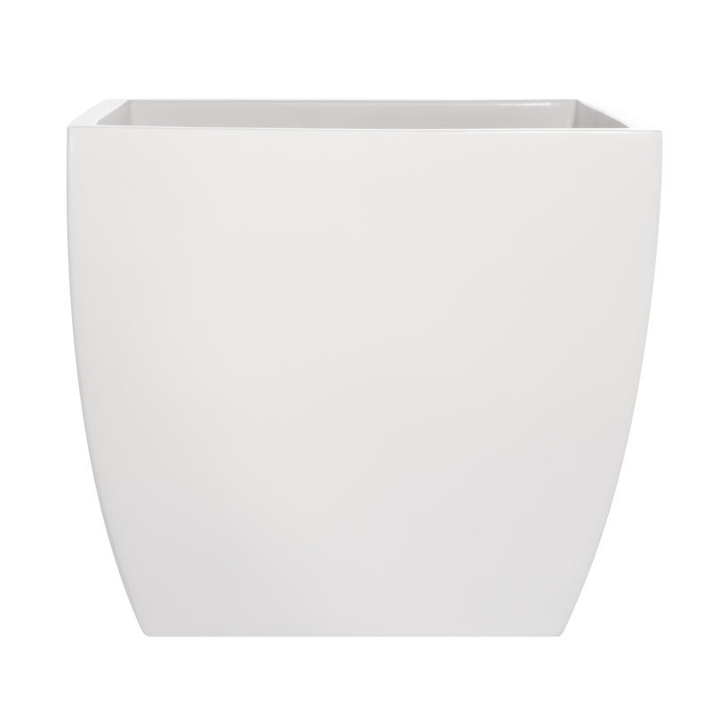 Alexy Pacifica Flower Box, H 14,5 po x l 16 po x P 16 po, Blanc
