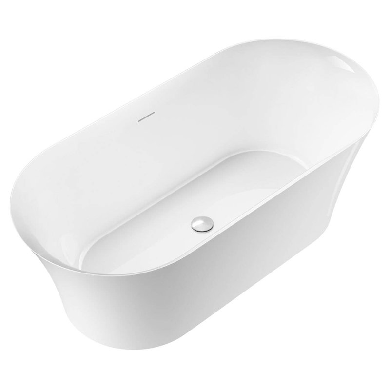 67'' x 31.5'' Freestanding Soaking Acrylic Bathtub