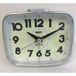 Analog Quartz Alarm Tabletop Clock