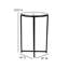 Table de bout Hampstead Collection - Table d'appoint moderne en stratifié avec structure entrecroisée-906120238-906120245