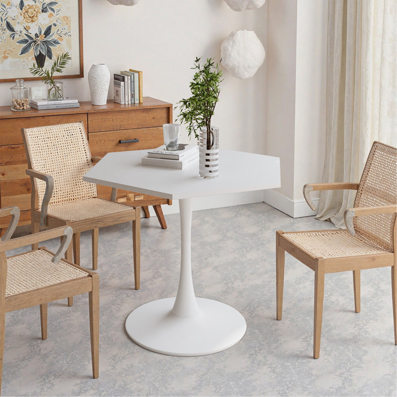 Table basse moderne 31,50 "avec plateau en panneau de fibres à densité moyenne