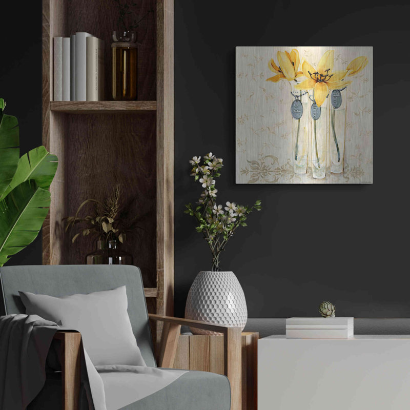 «Inspired Yellow» par Inconnu JD, H 24 po x l 24 po