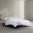Calvin Klein Washed Texture Solid Cotton Duvet Cover Set-93507460-93507461