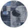 Machine Washable Indoor/Outdoor Chantille ACN1114 Navy Rug